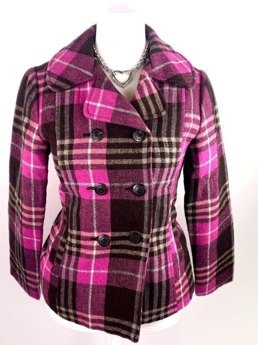 Old Navy Women's Pink and Brown Coat